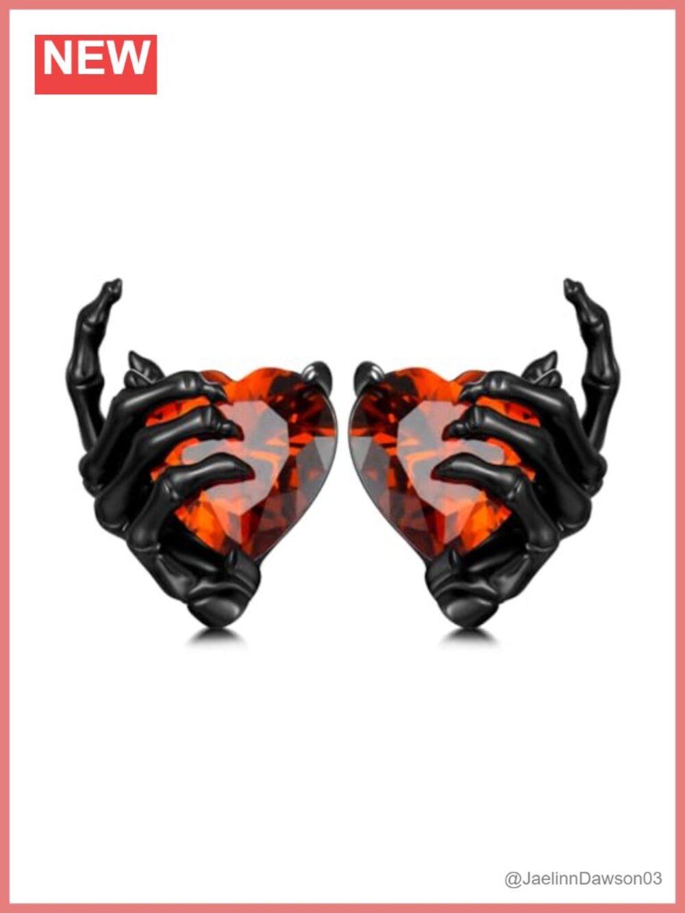 Gothic Skull Stud Earrings Hypoallergenic Metal Push Back Jewelry Gift